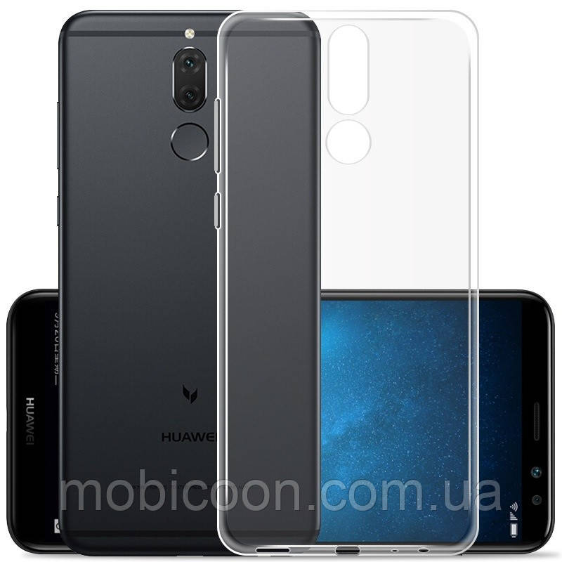 Чохол силіконовий для Huawei mate 10 lite ультратонкий прозорий (хуаява мат 10 лайт), фото 1