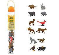Набор фигурок Safari Ltd Природа в тубусе, "Фигурки Диких и Лесных Животных", 685804