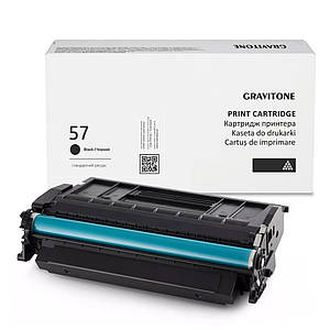 Сумісний картридж Canon 057 Black (3009C002), 3.100 стор., без чіпа, аналог від Gravitone