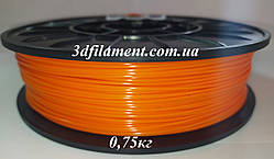 Пластик PLA (ПЛА) Помаранчевий 1,75 mm 0,75 кг