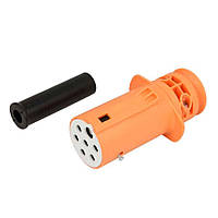 Вилка до напівпричепа 7 PIN S Type TRUCKLIGHT пластикова (ISO 3731)