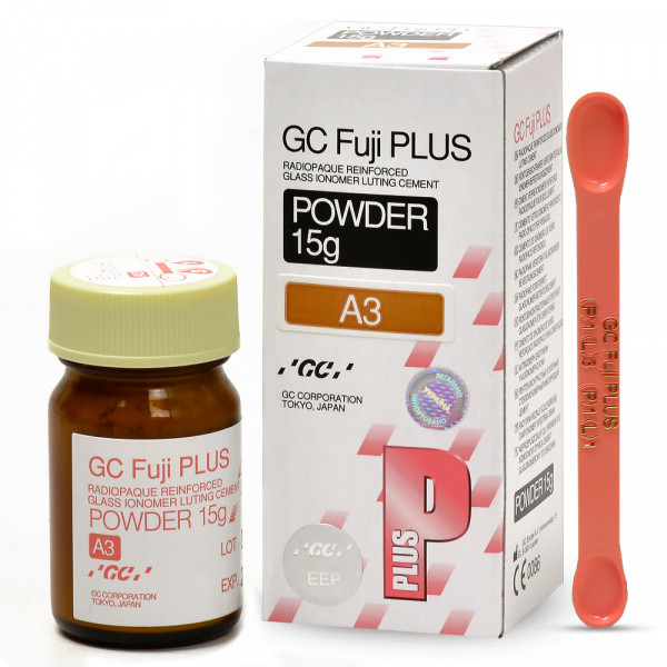 Fuji Plus powder (Фуджі Плюс порошок), порошок 15 г, склоіномерний цемент, GC