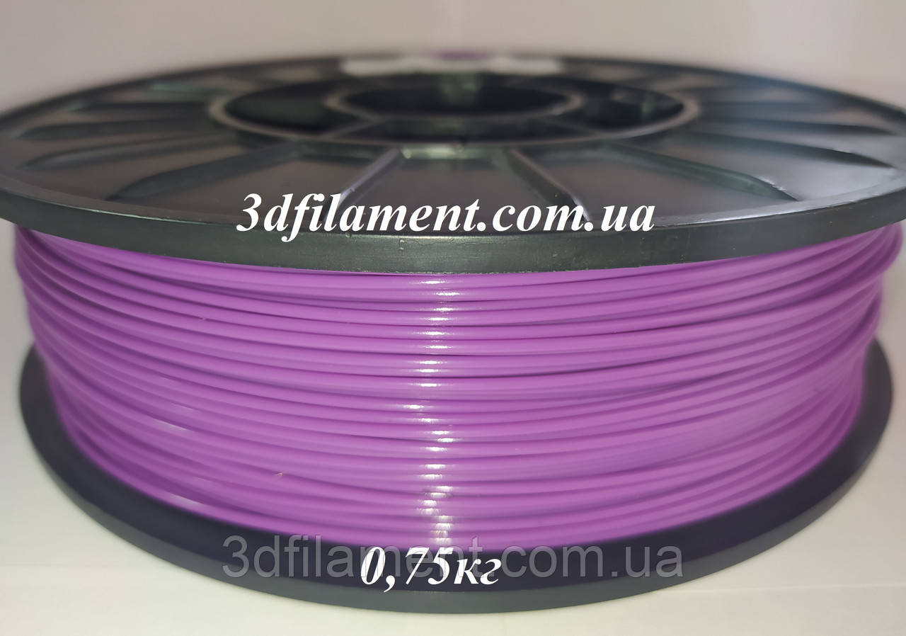Пластик PLA (ПЛА) Фіолетовий 1,75mm 0,75кг - фото 3 - id-p1255582929