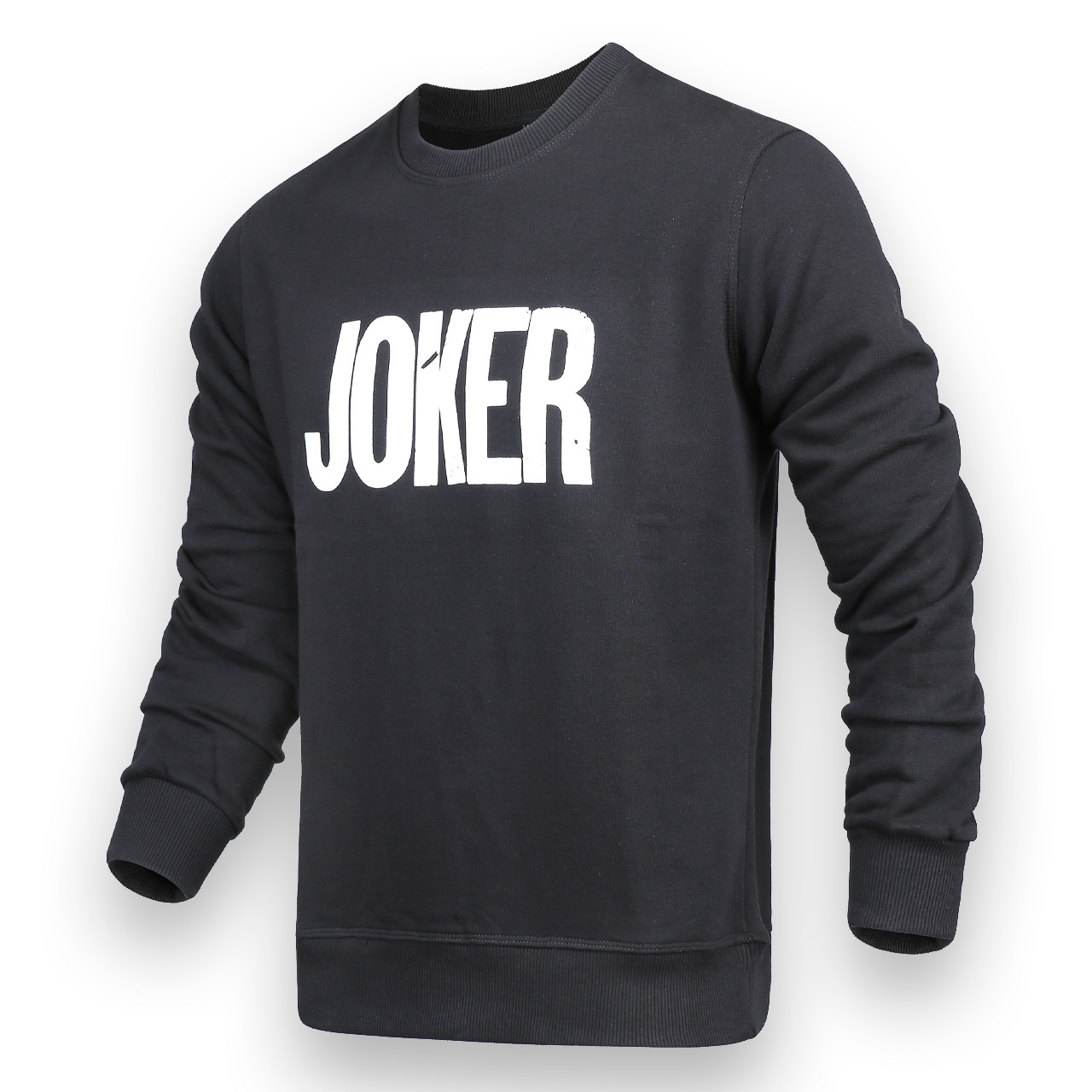 Світшот осінь-зима чорний HOPE з білим принтом "JOKER" BLK XXL (Р) 20-546-003