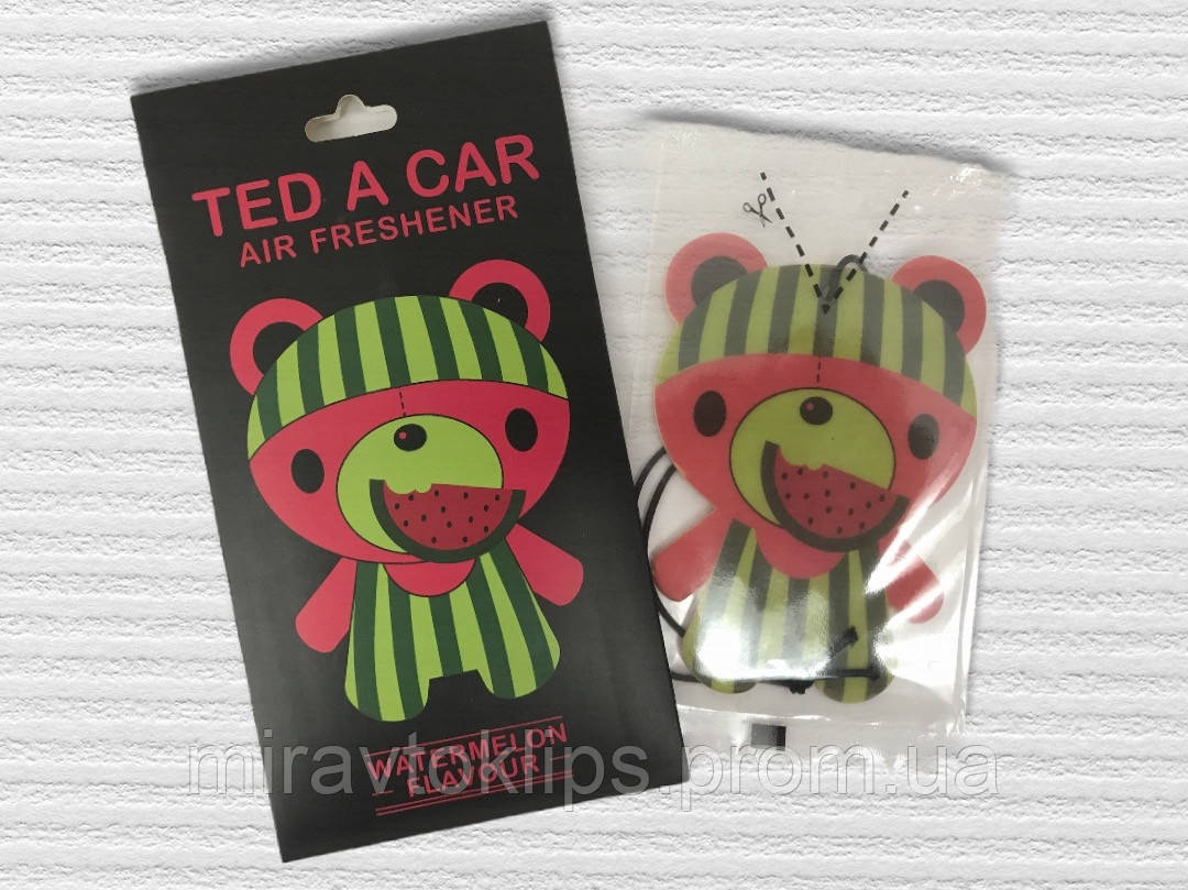 Ароматизатор в авто / гардероб фруктовый Ted a Car " Watermelon " Арбуз - фото 1 - id-p586544676