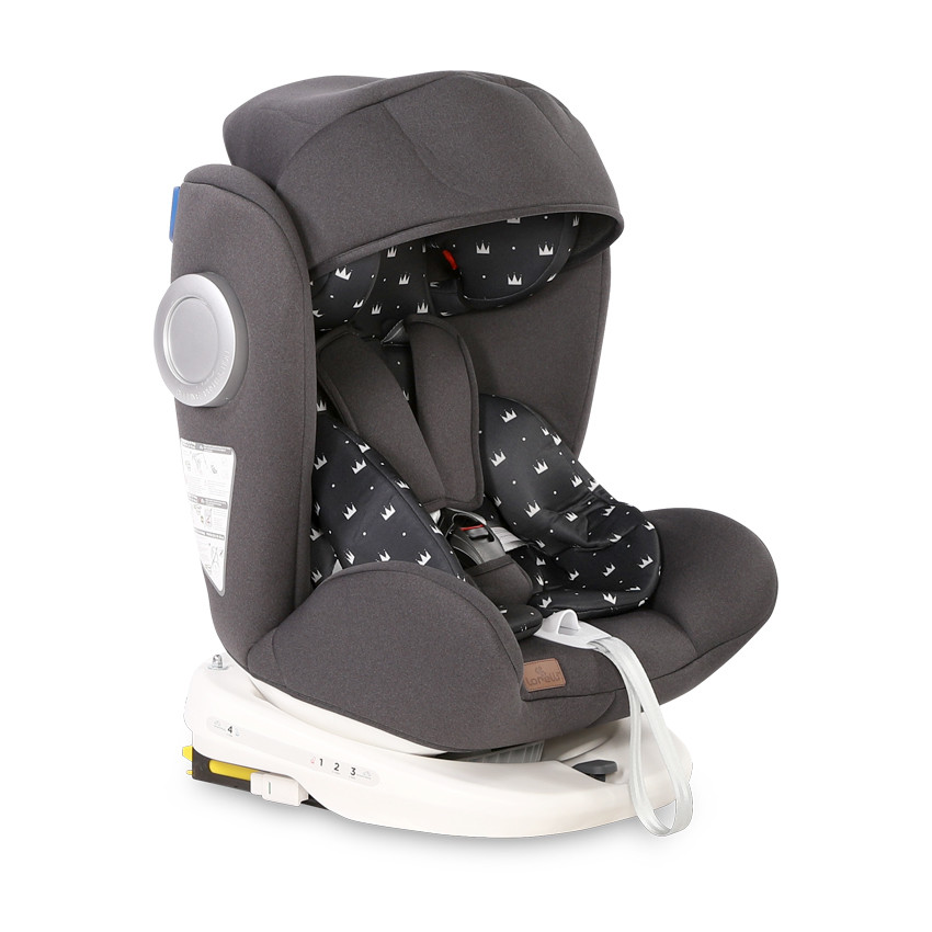 Автокрісло Lusso SPS isofix 0-36 kg Black Crowns