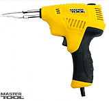 Паяльник імпульсний MASTERTOOL з трансформатором 3 режими 200 Вт/220-240 V/50 Hz 0-500°С LED пластиковий кейс/аксесуари, фото 3