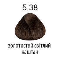 Краска для волос KAARAL 360 Professional Haircolor 100 мл 5.38 каштан золотисто-коричневый