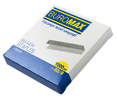 Скоби Buromax № 23/8 1000шт., ЛЮКСВМ.4404