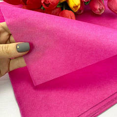Папір тишью 50х70 см (5 аркушів) фуксія