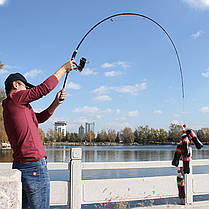 Спінінг YMERBOR Fishing Of Catch 5-309 2.1м 5-35г Section: M/ML Безінерційна, фото 6