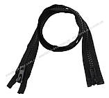 Блискавка трактор No10 двостороння довжина 100 см колір Чорний, фото 2