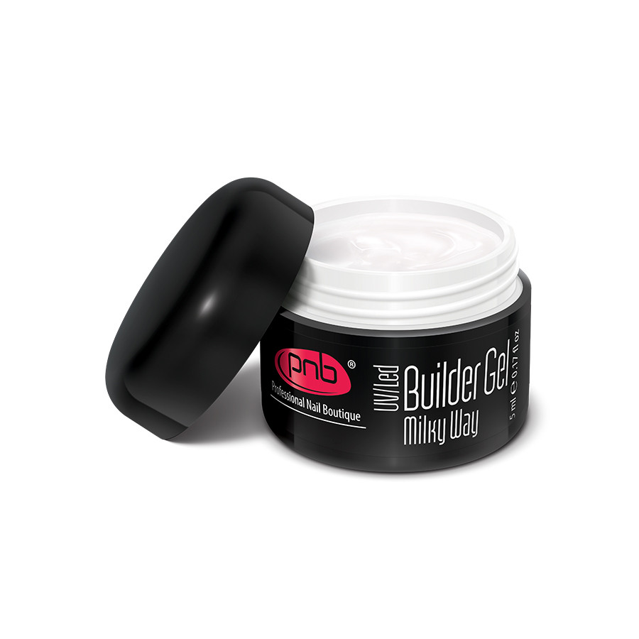 Моделюючий Гель PNB Builder Gel Milky Way (молочний), 5 мл