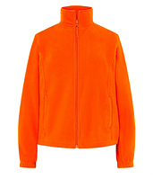 Флисовые куртки женские, цвет оранжевый