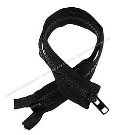 Блискавка трактор No10 двостороння довжина 70 см колір Чорний