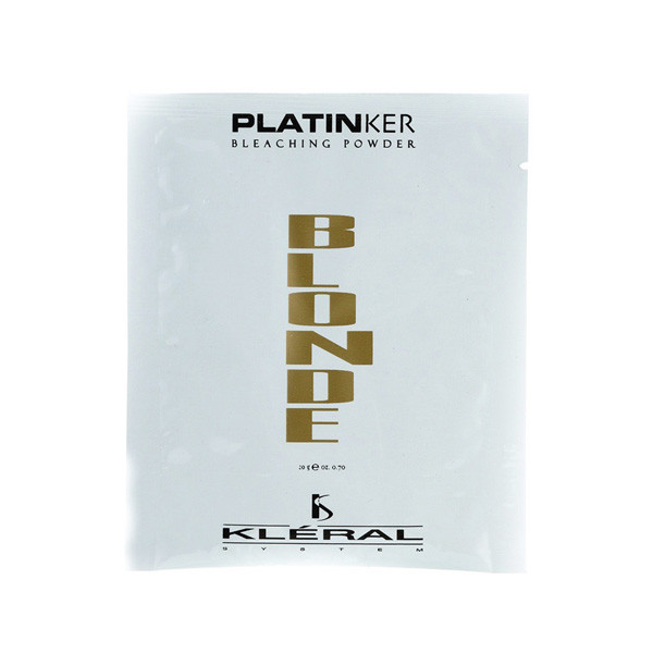 Освітлювальна пудра з антижовтим ефектом Kleral System Blonde Platinker 20 г (Саше)