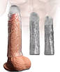 Набір насадок "Textured Penis Sleeves", колір безбарвний, фото 2