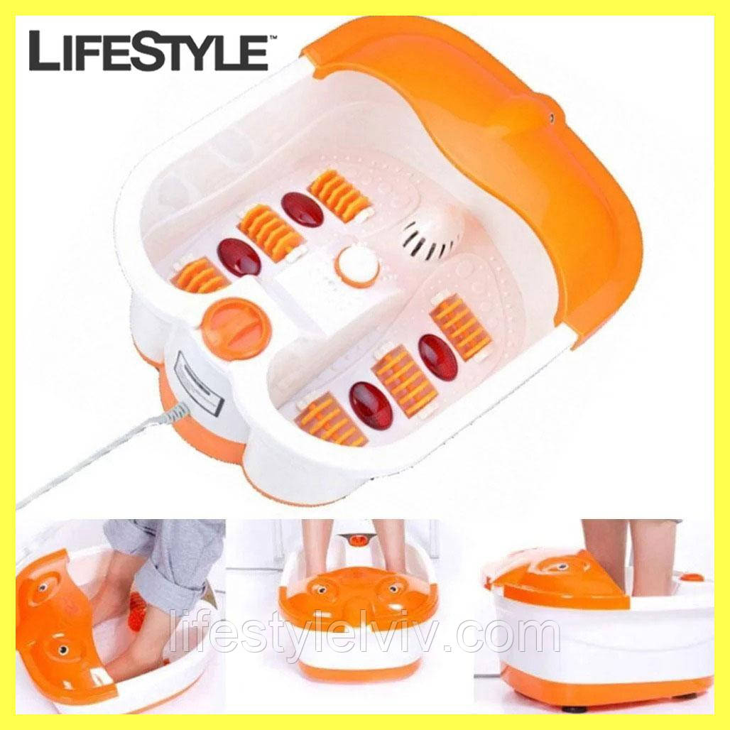 Ванночка масажер для ніг Multifunction Footbath Massager RF-368A-1 / Гідромасажна ванночка для ніг