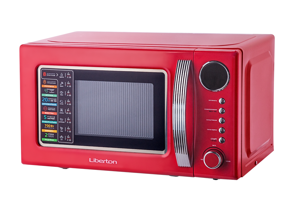 Мікрохвильова піч Liberton LMW-2083E Red