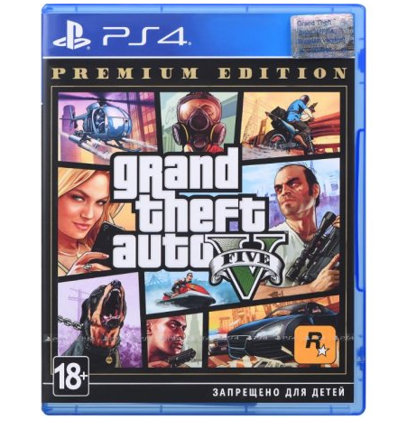 Гра Grand Theft Auto V (GTA 5): Premium Online Edition (PS4, Російські субтитри)