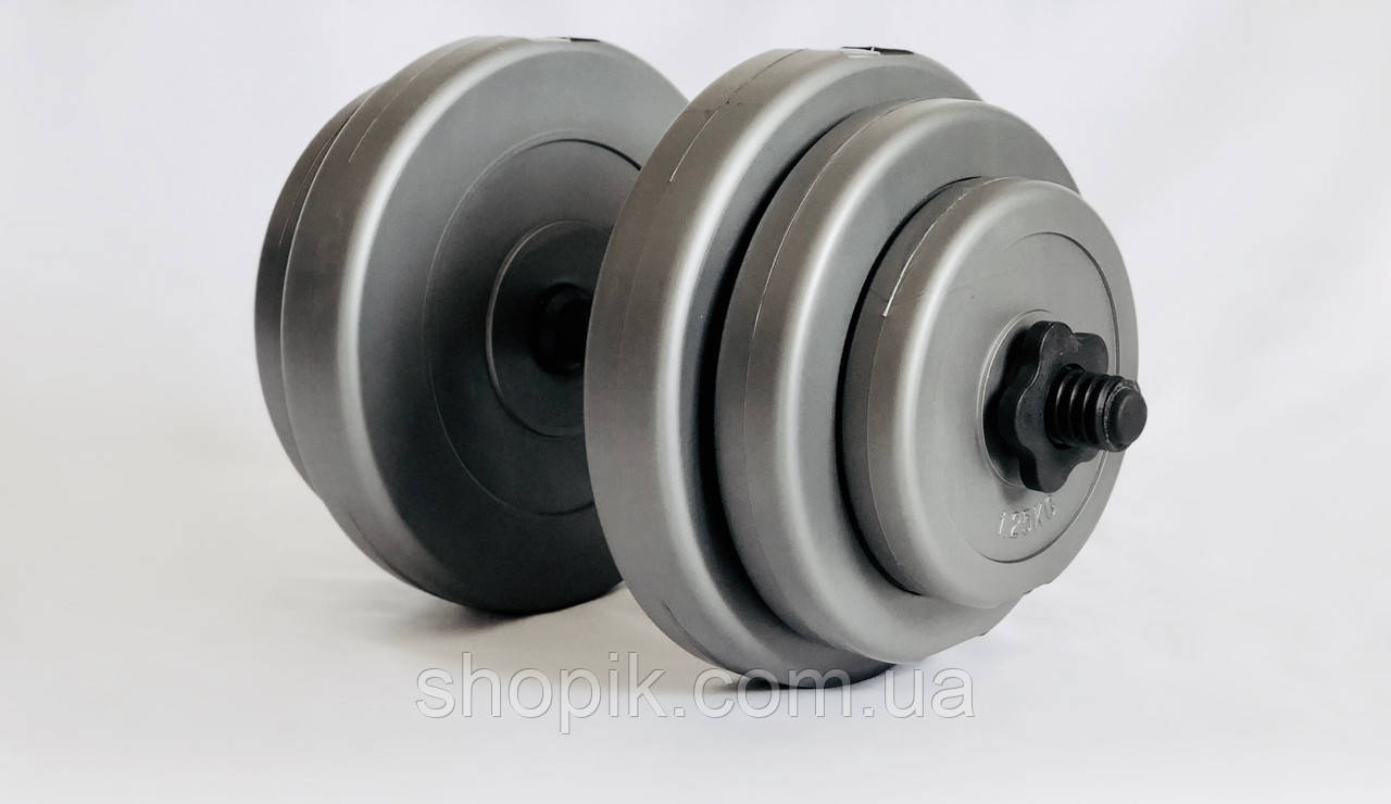 Гантель 18кг GREY SHOPIK