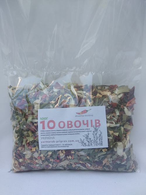 Суміш  овочів, 100г