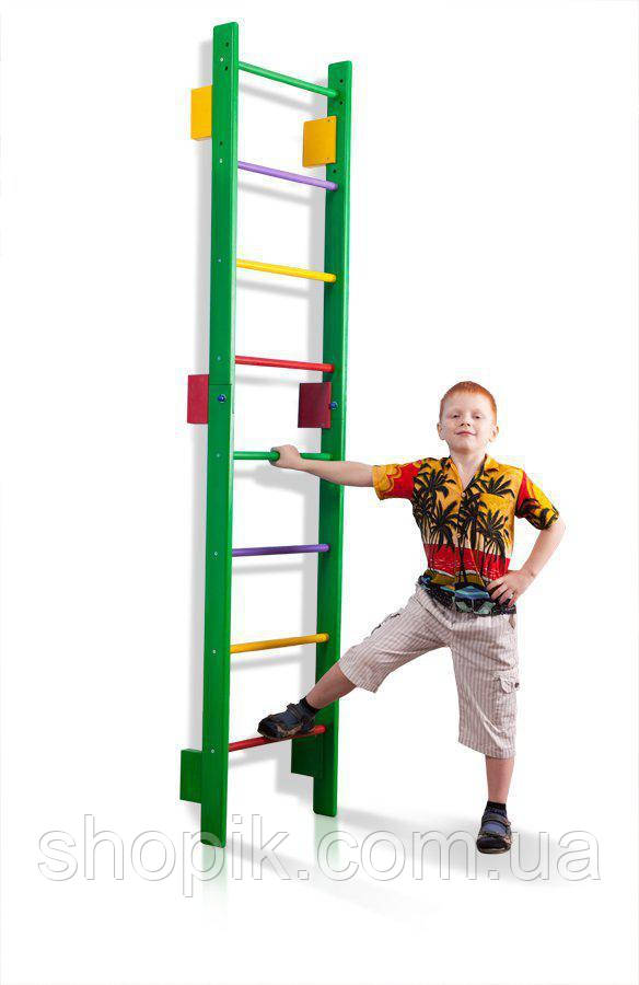 Шведська стінка - Teenager-0-220 (green) SportBaby SHOPIK