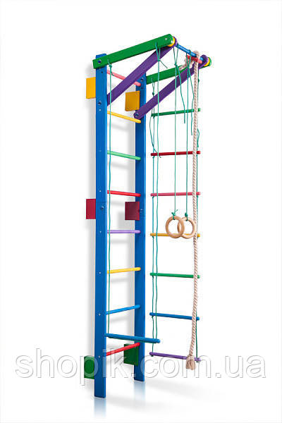 Шведська стінка Teenager-2-220 (blue) SportBaby SHOPIK