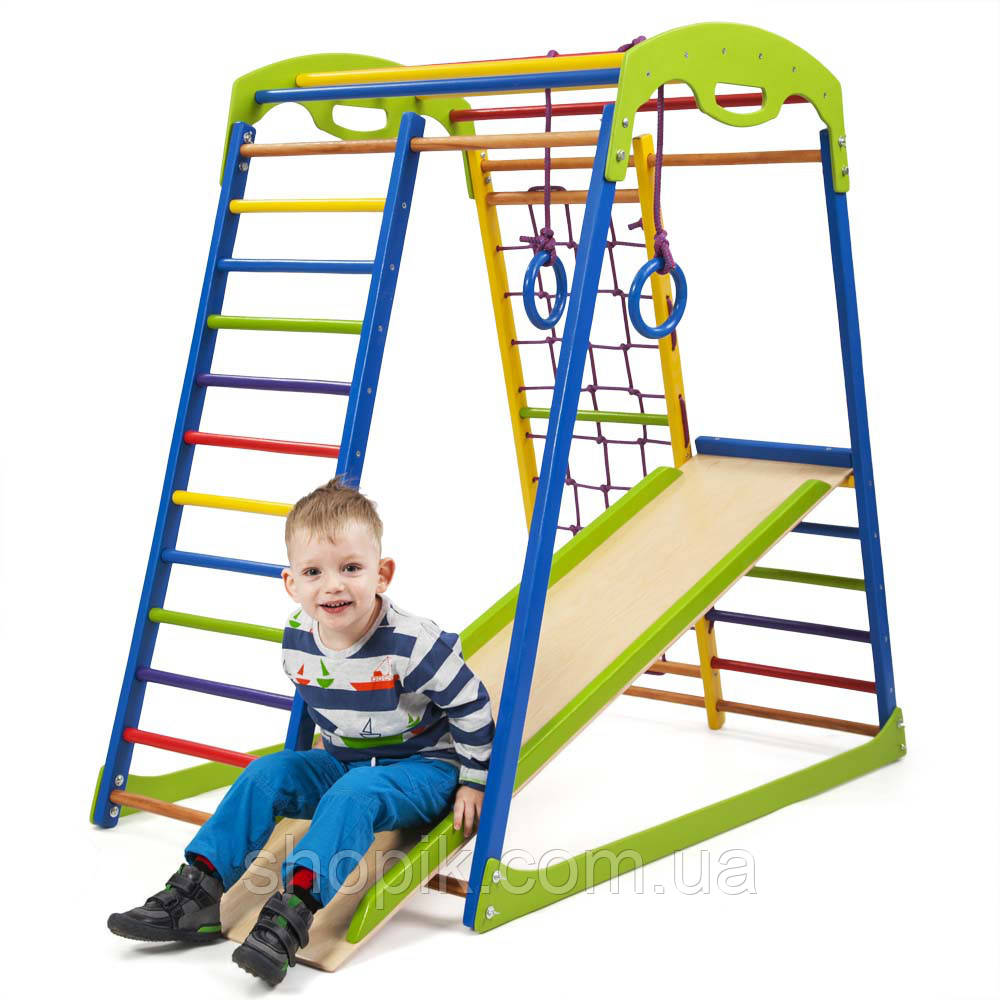 Дитячий спортивний комплекс для будинку SportWood SportBaby SHOPIK