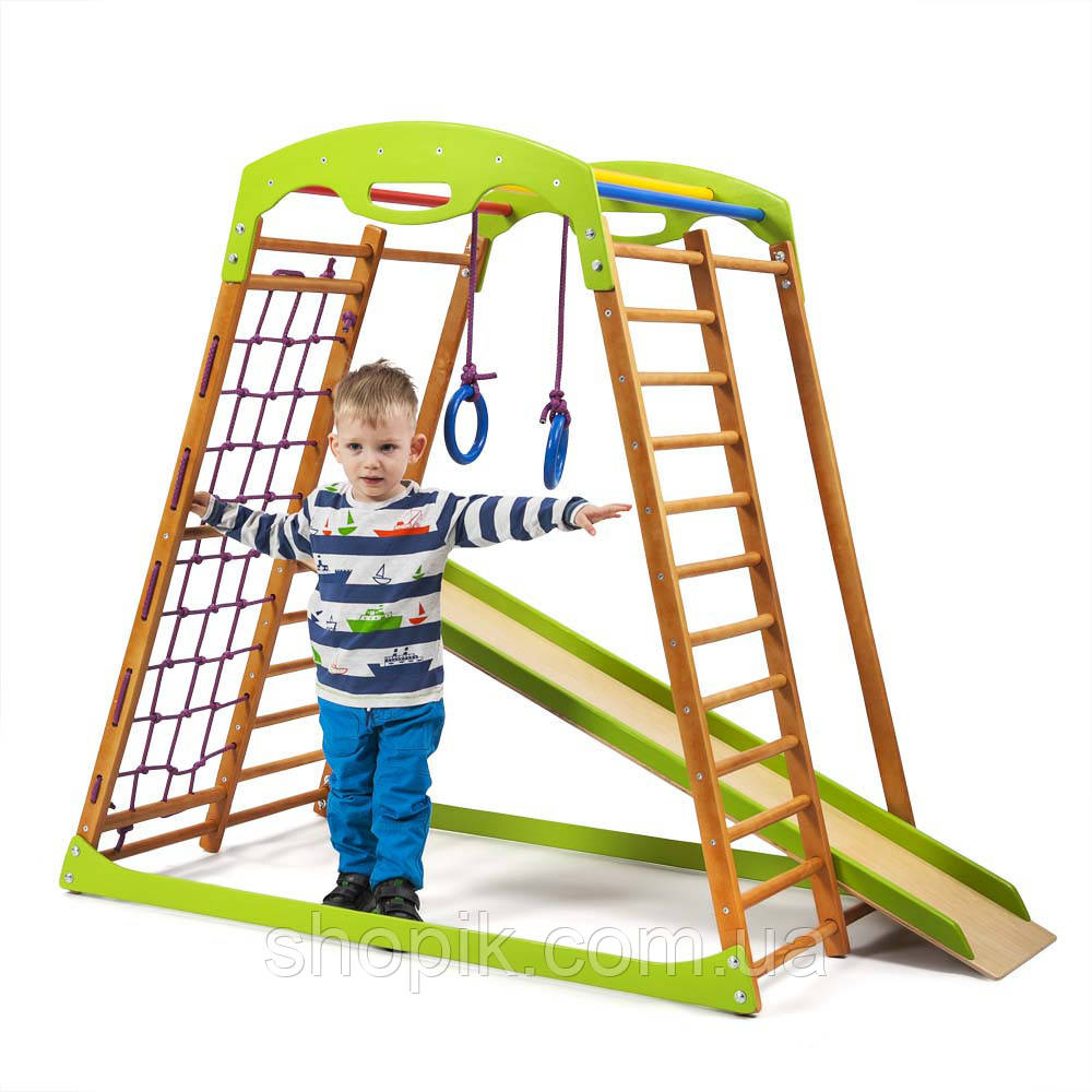 Дитячий спортивний комплекс для будинку BabyWood SportBaby SHOPIK