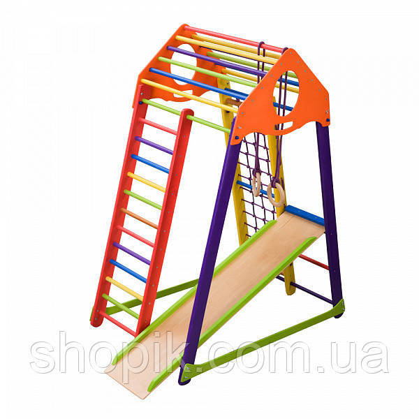 Дитячий спортивний комплекс BambinoWood Color SportBaby SHOPIK