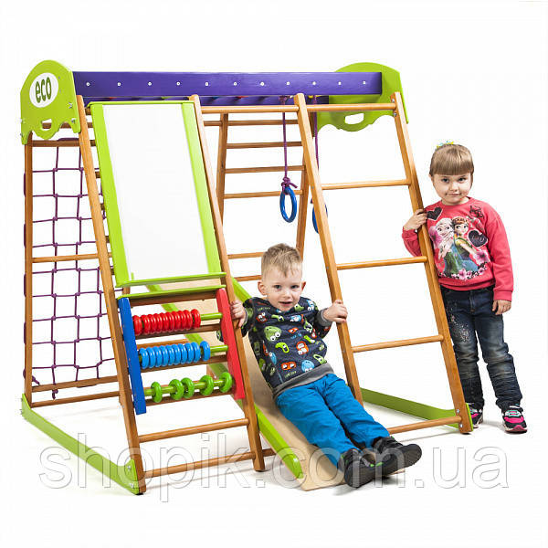 Дитячий спортивний комплекс для квартири «Карамелька» SportBaby SHOPIK
