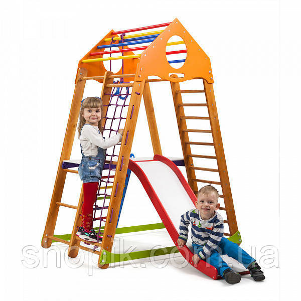 Дитячий спортивний комплекс BambinoWood Plus 2 SportBaby SHOPIK