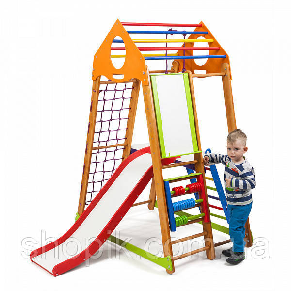 Дитячий спортивний комплекс BambinoWood Plus 3 SportBaby SHOPIK