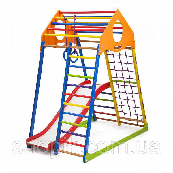 Дитячий спортивний комплекс KindWood Color Plus 1 SportBaby SHOPIK