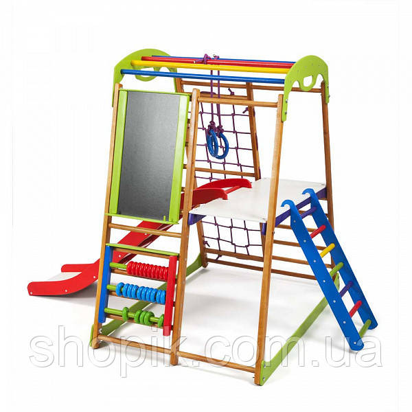 Дитячий спортивний комплекс для будинку BabyWood Plus 3 SportBaby SHOPIK