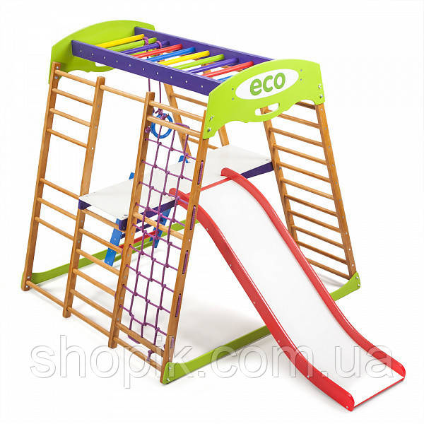 Дитячий спортивний комплекс для квартири Карамелька Plus 2 SportBaby SHOPIK