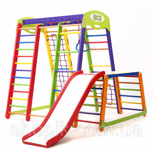 Спортивний комплекс для будинку Акварелька Plus 1-1 SportBaby SHOPIK