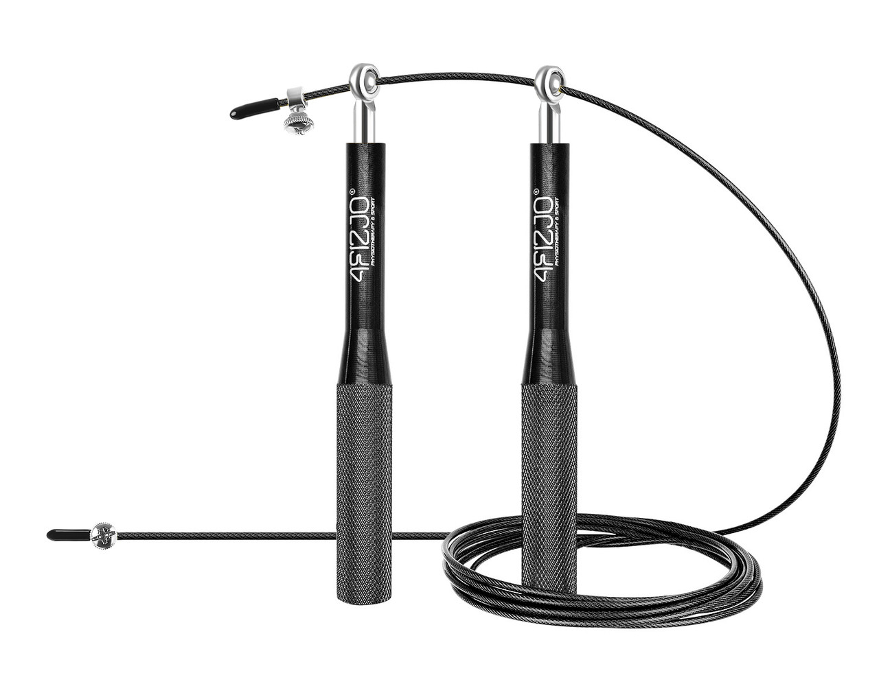 Скакалка швидкісна для кросфіту 4FIZJO Speed Rope Black (P-5907222931165)