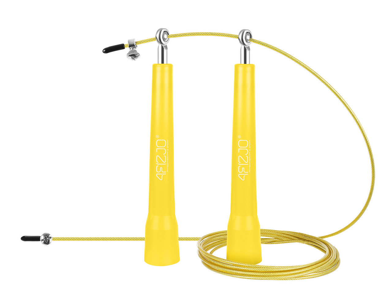 Скакалка швидкісна для кросфіту 4FIZJO Standard+ Yellow (P-5907739311535)