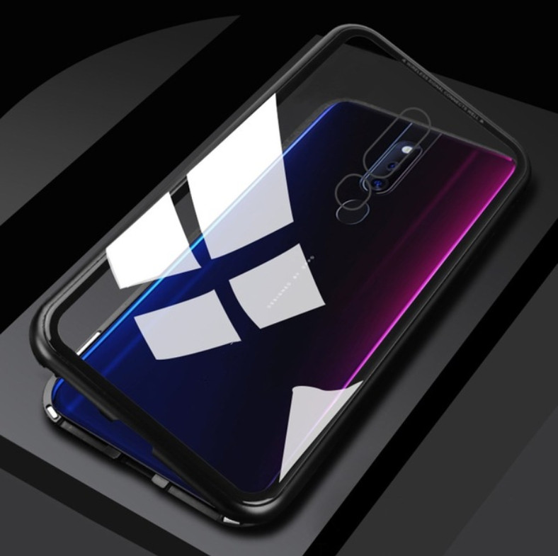 Магнітний чохол зі скляною передньою і задньою панеллю для Xiaomi Redmi K30/Xiaomi Poco X2, фото 1
