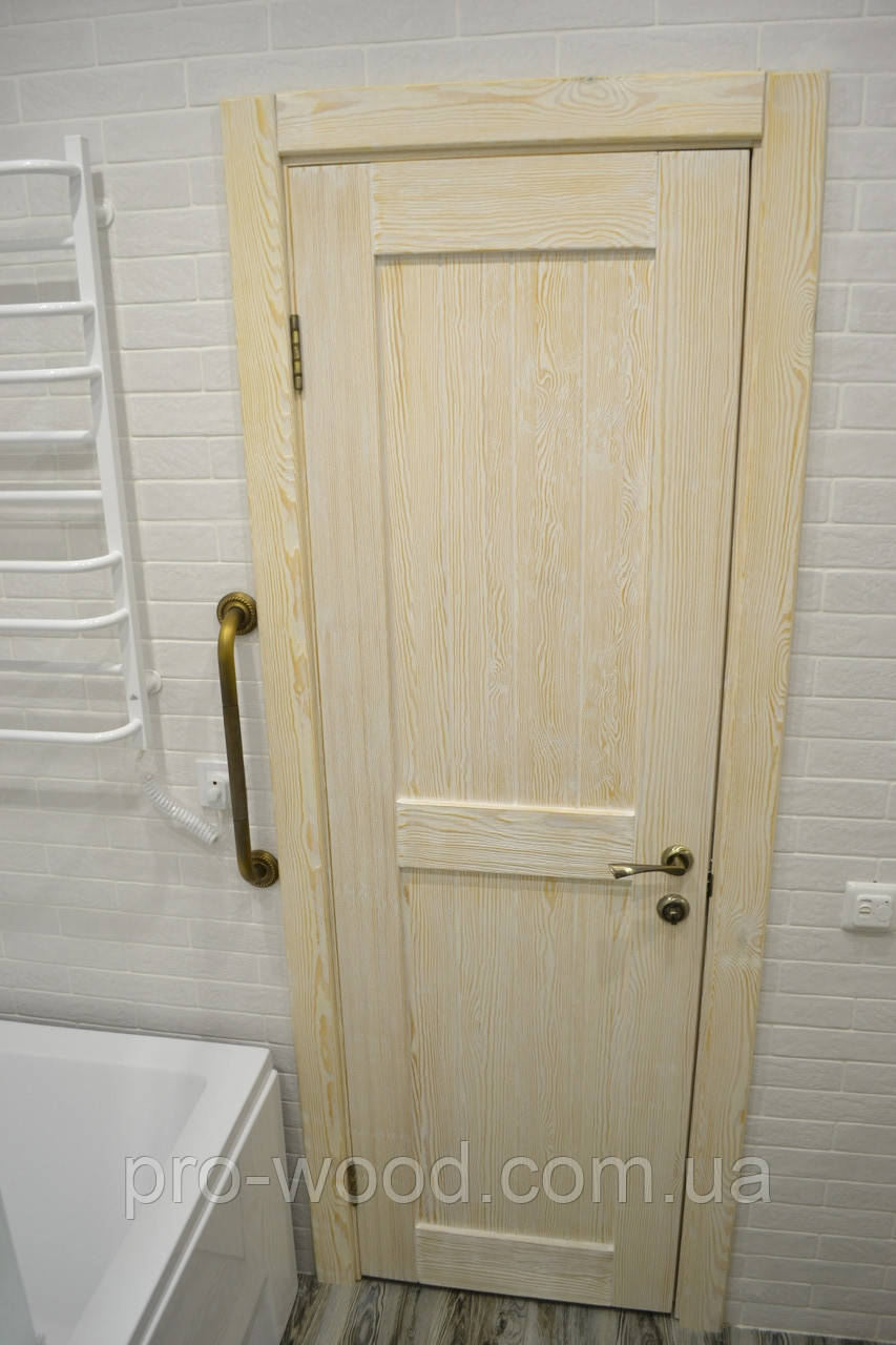 Двери межкомнатные бежевые (с лёгким старением) в стиле Прованс - фото 2 - id-p1255738076