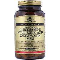 Глюкозамін та Хондроїтин з MCМ та Гіалуроновою кислотою (Glucosamine Hyaluronic Acid Chondroitin MSM) 120 таблеток