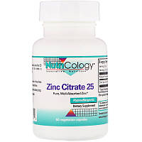 Цинк Цитрат (Zinc Citrate) 25 мг 60 капсул
