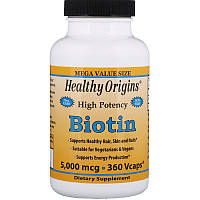 Биотин (Biotin) 5000 мкг 360 капсул