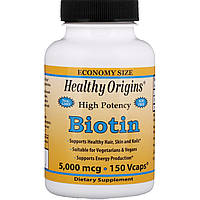 Биотин (Biotin) 5000 мкг 150 капсул