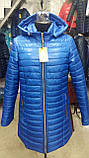 Демісезонна подовжена жіноча куртка з плащової тканини на весну, р-ри 42-60, багато кольорів., фото 9