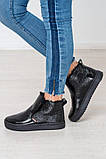Жіночі лакові черевики хайтопи 77 демісезонні, фото 9