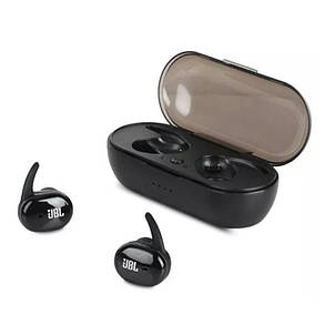 Бездротові навушники JBL TWS 4 з кейсом, black, фото 3