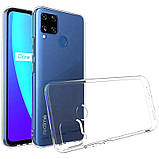 TPU чохол Epic Transparent 1,0mm для Realme C15 Безбарвний (прозорий), фото 2